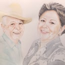 50 AÑOS DE AMOR. Un proyecto de Pintura a la acuarela e Ilustración de retrato de Carolina Salazar Rincón - 22.12.2020