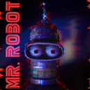 BENDER / MR. ROBOT. Un proyecto de 3D, Diseño de personajes, Post-producción fotográfica		, Concept Art y Diseño 3D de Pablo Ballester - 19.02.2021