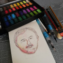 Mi Proyecto del curso: Cuaderno de retratos en acuarela. Watercolor Painting, and Portrait Drawing project by Rocío García - 02.21.2021
