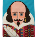 William Shakespeare needlepoint. Arts, and Crafts project by Emily Peacock - 02.24.2021