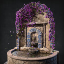 Antique Fountain. 3D, 3D Modeling, Video Games, and Game Development project by Paula Sánchez-Ferrero Ruiz - 02.23.2021