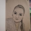 Retrato femenino. Esboçado, Desenho a lápis, Desenho, e Desenho de retrato projeto de Melissa Molina - 11.08.2020
