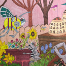 Busy Bees. Consultoria criativa, Comic, Desenho, Desenho artístico, Ilustração infantil e Ilustração botânica projeto de George Jette - 25.02.2021