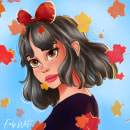 Kiki Witch Fanart. Traditional illustration, Drawing, Digital Drawing, and Digital Painting project by Emily White - 02.28.2021