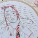 Lazo. Traditional illustration, Portrait Illustration, Embroider, and Fiber Arts project by Yamila Yjilioff - 03.01.2021