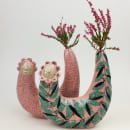 New Hand Built Vases. Un projet de Design , Character Design, Peinture, Sculpture , et Céramique de Sandra Apperloo - 05.03.2021