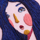 Autoral. Traditional illustration, and Embroider project by Juliana Mota Giopato - 03.05.2021