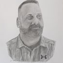 Retrato a Héctor. Pencil Drawing, Portrait Drawing, Realistic Drawing, and Artistic Drawing project by Carlos Saldaña Arjomil - 02.06.2021