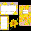 Mi Proyecto del curso: Ilustración botánica con acuarela (Lirios Amarillos). Un projet de Beaux Arts de MaryCarmen MT - 07.03.2021