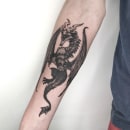 Tatuajes de dragones y serpientes. Un proyecto de Diseño de tatuajes de Mazvtier - 08.03.2021