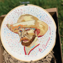Van Gogh bordado . Embroider project by Diana Coy - 03.12.2021