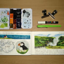 Mi Proyecto del curso: Cuaderno de viaje en acuarela. Traditional illustration, Watercolor Painting, and Sketchbook project by Paula Lapido - 03.13.2021