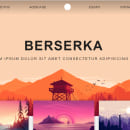 Berserka (Un equipo de Ilustradores Pagina). Un proyecto de Desarrollo Web de Adrian Alexander Salgado - 18.01.2021
