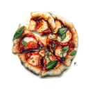 Pizza. Un projet de Illustration traditionnelle, Dessin au cra, on, Dessin , et Dessin réaliste de Aló González Santiesteban - 19.10.2020
