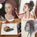 Latest portraits . Desenho a lápis, Desenho, Pintura em aquarela, Desenho realista e Ilustração naturalista projeto de Emma Niemans - 16.03.2021