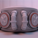 Torrente de energia. Animação 3D, Modelagem 3D, e 3D Design projeto de Abraham Hernández Ramírez - 15.07.2020