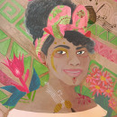 Afrodescendientes. Un proyecto de Ilustración digital y Pintura a la acuarela de Maria Cristina Rodriguez del Valle - 21.01.2021
