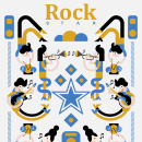 Rock Star. Een project van Traditionele illustratie y Grafisch ontwerp van Sema García Diseño - 20.03.2021