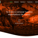 Página web para la empresa Burneo Export (Exportadora de cacao a nivel mundial) www.burneoexport.com. Desenvolvimento Web projeto de Christian cisneros - 05.03.2021
