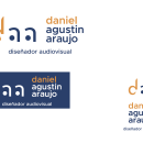 Mi Proyecto del curso Diseñar para comunicar: Isologotipo personal. Design gráfico, e Design de logotipo projeto de Daniel Agustin Araujo - 21.03.2021