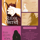 El Reloj de Harriet. Editorial Design, Lettering, and Digital Illustration project by Alejandra Qüehl - 08.20.2014