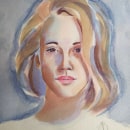 Proyecto: Retrato artístico en acuarela. Pintura em aquarela, e Desenho de retrato projeto de Cecilia Matus - 02.04.2021