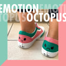 Mi Proyecto del curso: "Emotion Octopus" (inspiración: pulpo reversible). Design, and Shoe Design project by Vale Mansilla - 04.04.2021