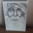 Remake of old man portrait. Un proyecto de Dibujo a lápiz de Lydia Rudtio - 07.02.2021