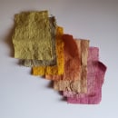 Teñido de Algodón con Tintes Naturales . Textile D, and eing project by Karen Castellanos G - 09.21.2020