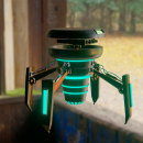 drone modelado en blender. 3D project by José antonio Brito peña - 03.14.2021