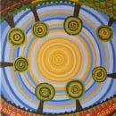 Sun-eye. Pintura Acrílica projeto de Mel Koehler - 09.04.2021