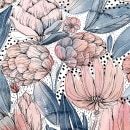 Mixed Media Botanicals | Watercolour and Liner. Un proyecto de Ilustración tradicional, Pintura, Bocetado y Pintura a la acuarela de Vera Zhurbá - 10.04.2021