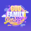 God Family Design | 3D Lettering. Direção de arte, Design gráfico, e Design digital projeto de Victor Bonilla - 21.05.2020