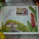 Mein Kursprojekt: Aquarellreiseheft - Zoo und Botanik Guadeloupe. Pintura em aquarela projeto de juliana.esterer - 10.04.2021