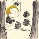 La testa fra le nuvole. Un proyecto de Pintura a la acuarela, Ilustración infantil e Ilustración con tinta de Luisa Montalto - 11.04.2019