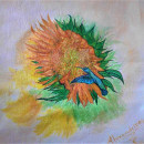 Sun On Fabric. Painting project by ALEXANDROS TOPALOGLOU - 04.11.2021