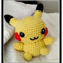 Pikachu Amigurumi . Un proyecto de Tejido, Art to y Crochet de Paz Navarro Bravo - 12.04.2021