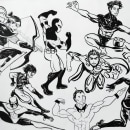 Mi Proyecto del curso: Ilustración para cómics: anatomía de un superhéroe. Un projet de B, e dessinée, Dessin, Carnet de croquis et Illustration à l'encre de Eduardo Gómez Ruiz - 12.04.2021
