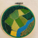 Aerial Farm 3. Embroider project by Ama Warnock - 04.12.2021