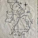 Embroidered Map: Holidays in Northern Ireland  Ein Projekt aus dem Bereich Stickerei von Lynne Connolly - 12.04.2021