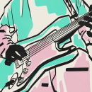 Guitar boy. Ilustração tradicional projeto de Bianca Errante - 13.04.2021