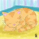 Cat Sleeping. Desenho e Ilustração infantil projeto de Ernest Jan Vincent Munoz - 10.03.2018