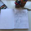 My project in Creative Drawing Techniques for Beginners course. Criatividade, e Desenho projeto de Kelly van Santvoort - 03.02.2021