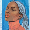 "ZOE", Proyecto del curso: Retrato ilustrado con Procreate. Digital Illustration, Portrait Illustration, Portrait Drawing, and Digital Drawing project by mportejazz - 04.15.2021