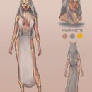 Diseño de personaje original. Un proyecto de Ilustración tradicional, Diseño de personajes, Bellas Artes, Ilustración digital, Concept Art y Dibujo digital de Elena Morilla - 10.04.2021
