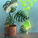 Esas plantas peligrosas. Ilustração digital projeto de Irina Konop - 20.08.2020