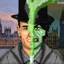 Dr. Jekyll and Mr. Hyde. Ilustração digital, e Pixel Art projeto de Glauber Ferreira Gomes Oliveira - 07.04.2021