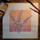 Mi Proyecto del curso: Técnicas de acuarela en negativo para ilustración botánica. Un projet de Beaux Arts de Silvina Yaffe - 22.04.2021