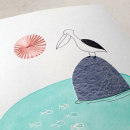 Aves curiosas. Traditional illustration, Drawing, Watercolor Painting, Embroider, and Children's Illustration project by Juliana de Cássia Ribeiro - 04.23.2021