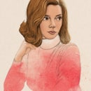 Beth, Queen’s gambit.. Un proyecto de Ilustración digital, Ilustración de retrato, Dibujo de Retrato y Dibujo digital de Virginia Torres - 24.04.2021